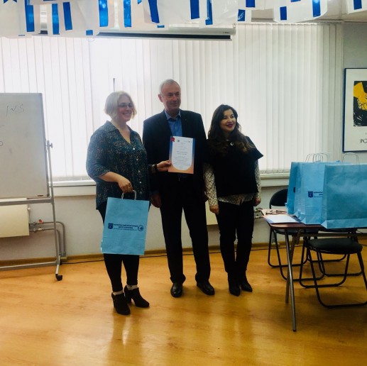 Вручение дипломов выпускникам ульпана в ИКЦ