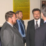 Президент Института изучения Израиля и Ближнего Востока Евгений Сатановский (Москва), Профессор Бар-Иланского Университета (Израиль) Зеев Ханин, Первый секретарь Посольства Государства Израиль Болеслав Ятвецкий, Советник Посольства Государства Израиль по политическим вопросам Михаэль Бродский (Израиль)