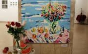 Работа Маши Потапенковой. Картина и инсталляция. Выставка «Натюрморт» в иерусалимской галерее «Скицца»